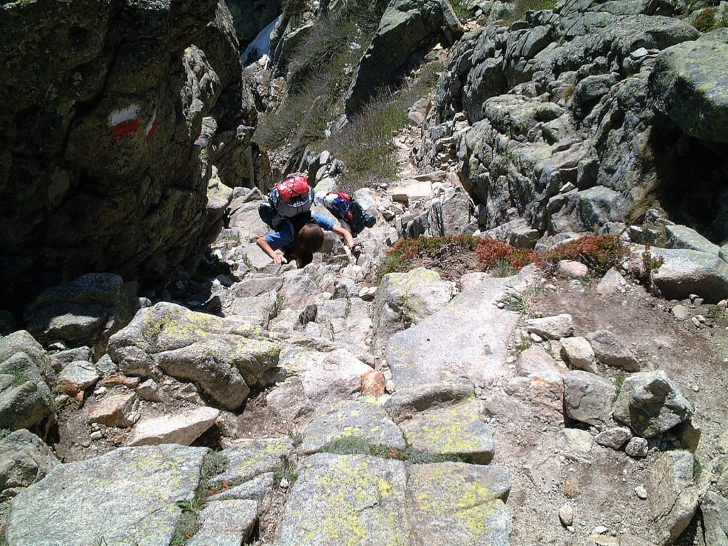 Petra Piana à L’Onda  –  10 km – Dénivelé : 390 m à la montée et 800 m à la descente.