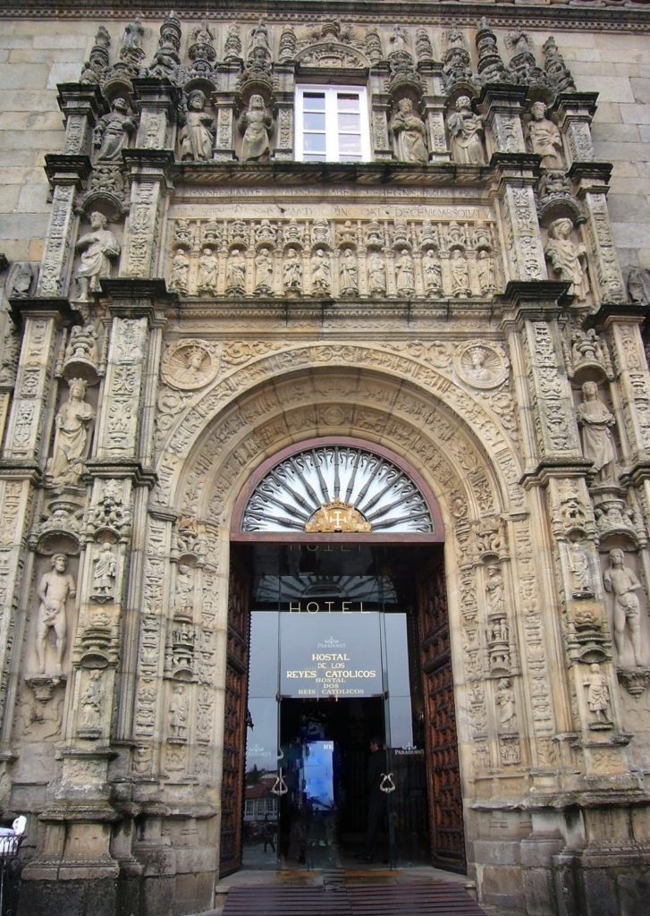 A Santiago le parador, un ancien hôpital pour pèlerins. 