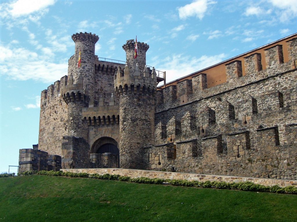 Château de Ponferrada dans la région du Bierzo