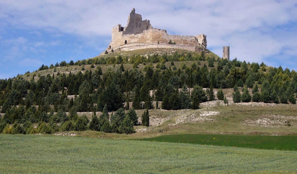 Castrojeriz, la forteresse après le monastère de San Anton
