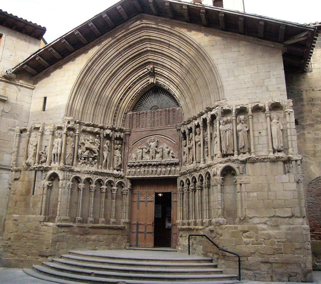 A Logroño, l'église Santa Maria del Palacio.