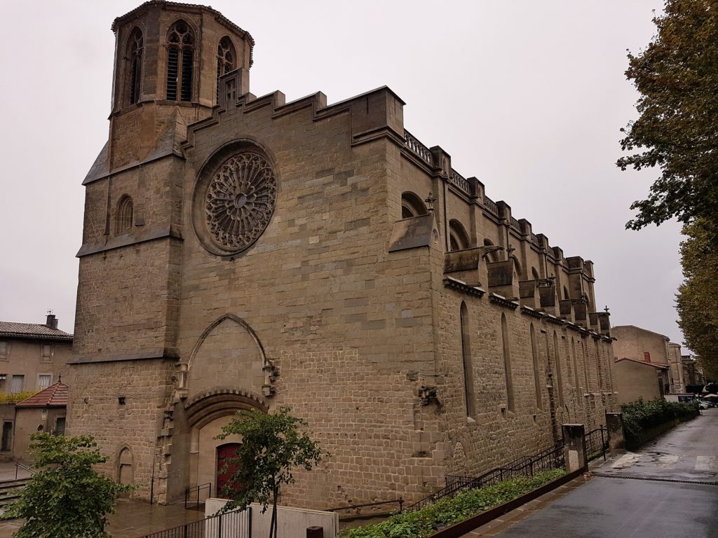 La cathédrale St Michel dans la bastide de Carcassonne
