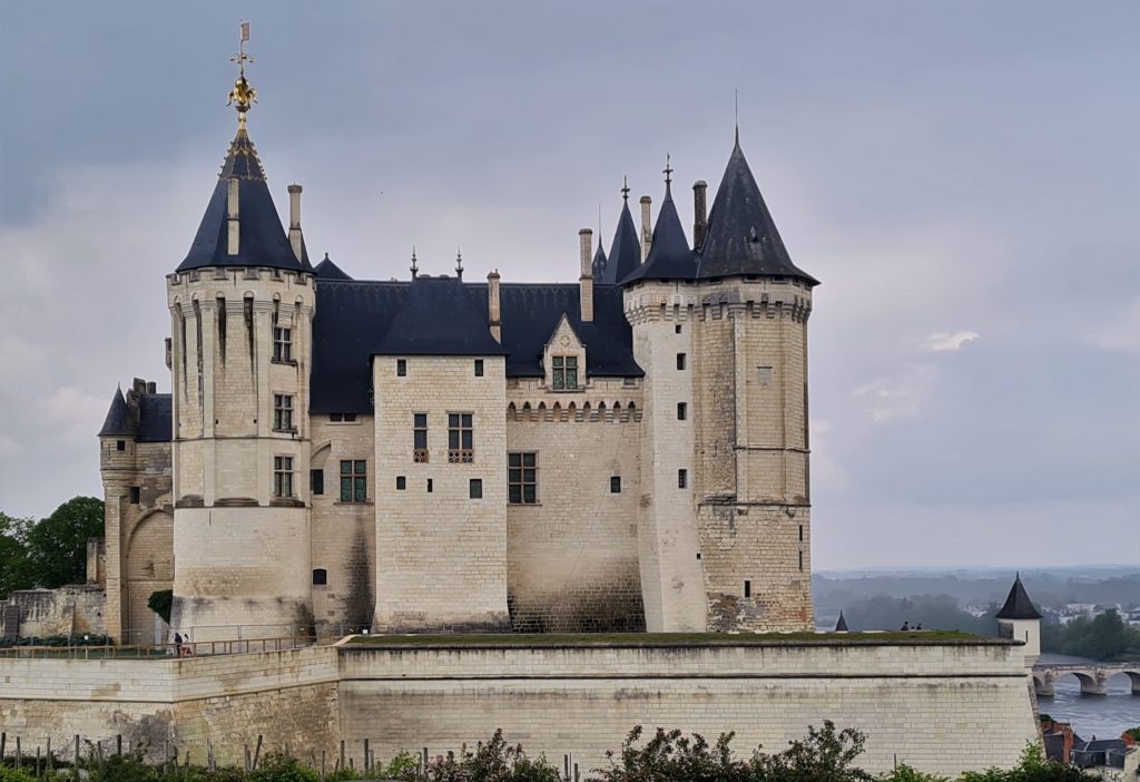 Le château du roi René et des ducs d'Anjou de Saumur.
