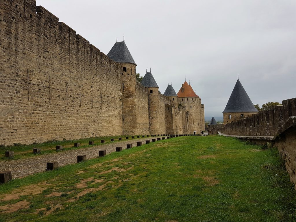 Muraille extérieure de la cité de Carcassonne