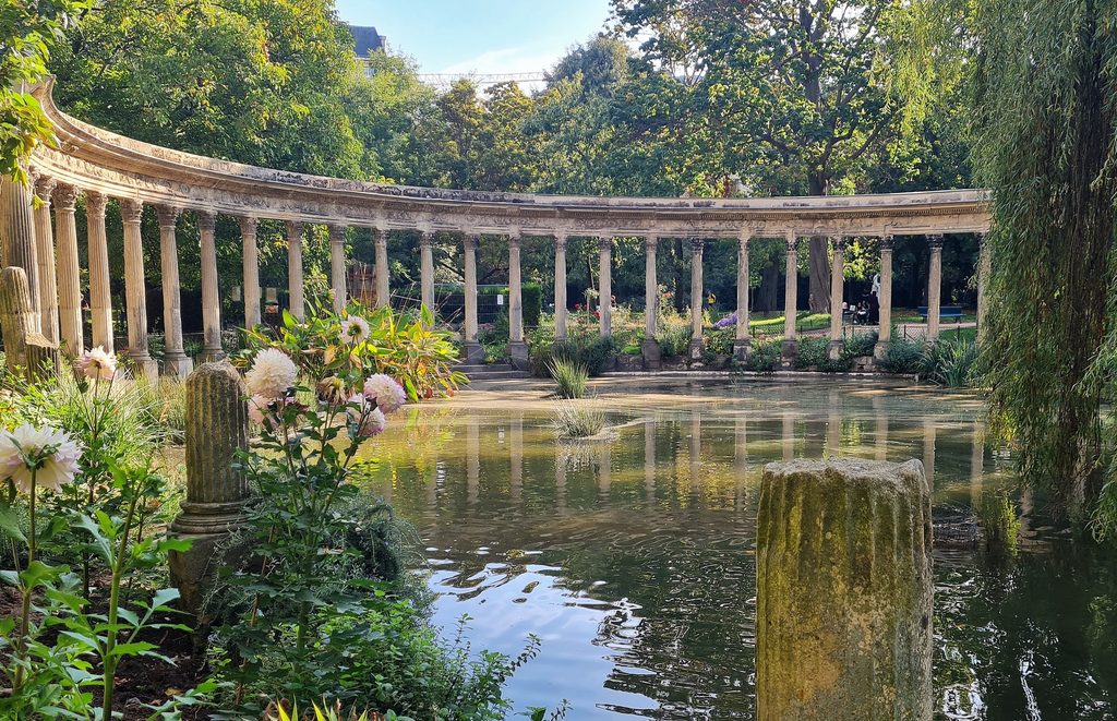 Traversée de Paris GRP 3.
Le parc Monceau
